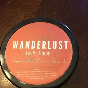 Wanderlust body butter, tropical lemon